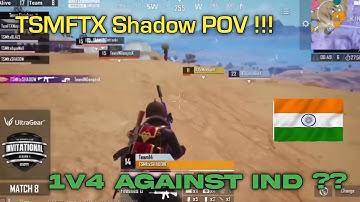 TSM FTX SHADOW POV |1 V 4 AGAINST TEAM IND | Hacker or whatt??
