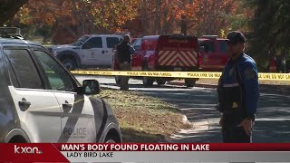 Man's body found in Lady Bird Lake east of I-35