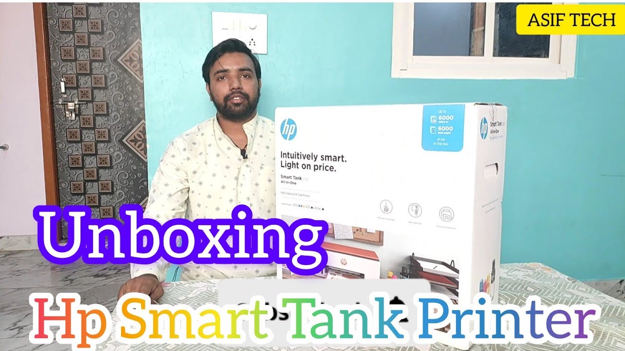 HP Tank Printer 529 inkjet New Unboxing 2023 theek hai hpprinter