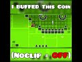 I BUFFED This Coin In Back On Track Geometry Dash Short