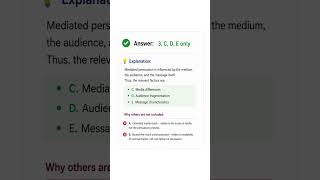 Daily 1 Minute PYQ UGC NET Paper 1 #testpaper - Communication skills| Revision| Practice|