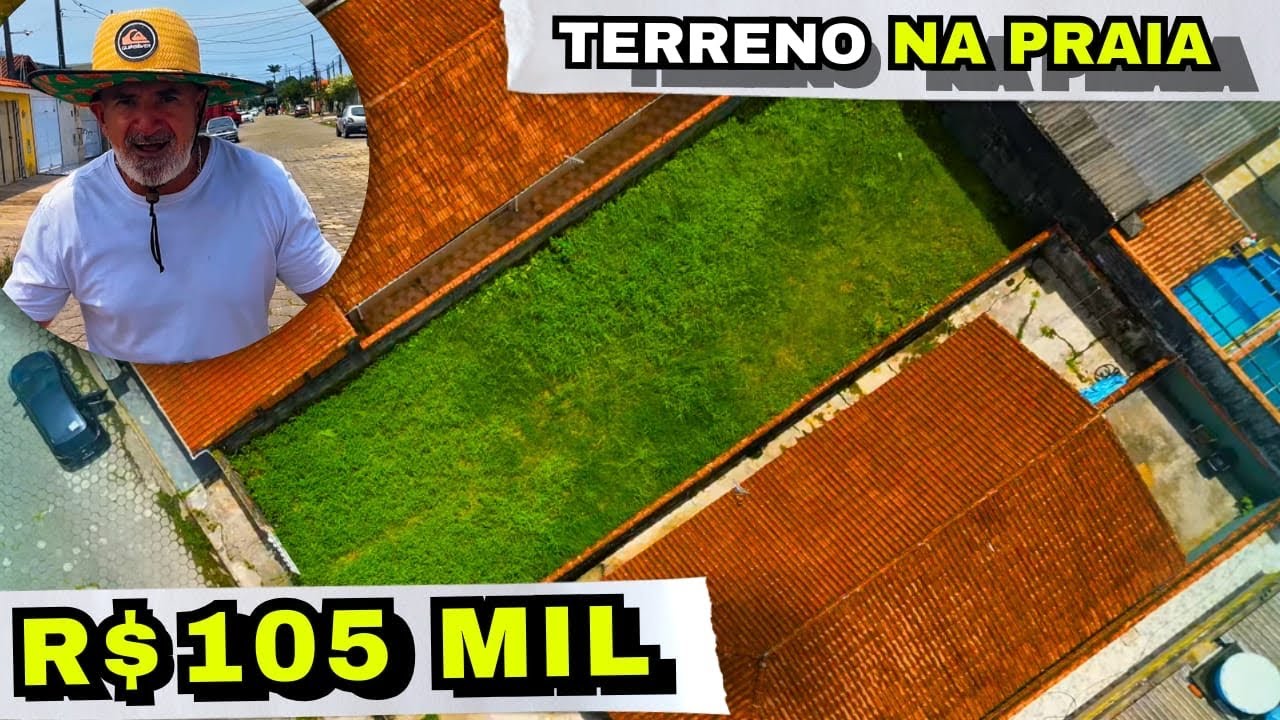🟢É AGORA! TERRENO PRAIA DA NOVA ITANHAÉM R$105 MIL 