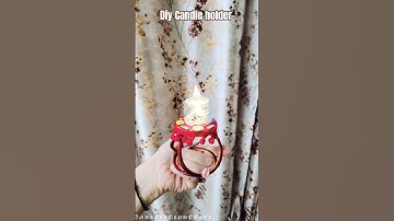 Diy Candle Holder From Old Bangles| Diwali Craft Ideas 🪔 #shorts #candleholder #diwali#shortsfeed