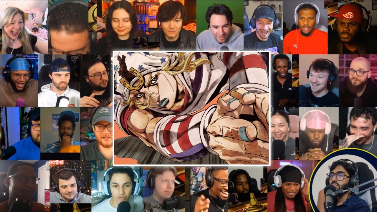 JoJo's Bizarre Adventure Steel Ball Run Opening Sequence SPIN by Kroi Reaction Mashup