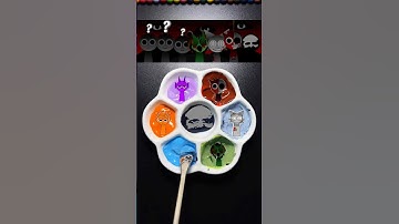 Sprunki Color Chaos 🎨✨ Guess The Shade! (Part 6) #sprunki  #colors  #asmr #colormixing