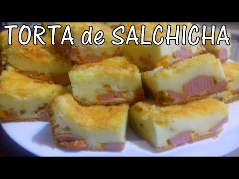 Video: Pastel De Salchicha Para Verter Rápido Y Delicioso