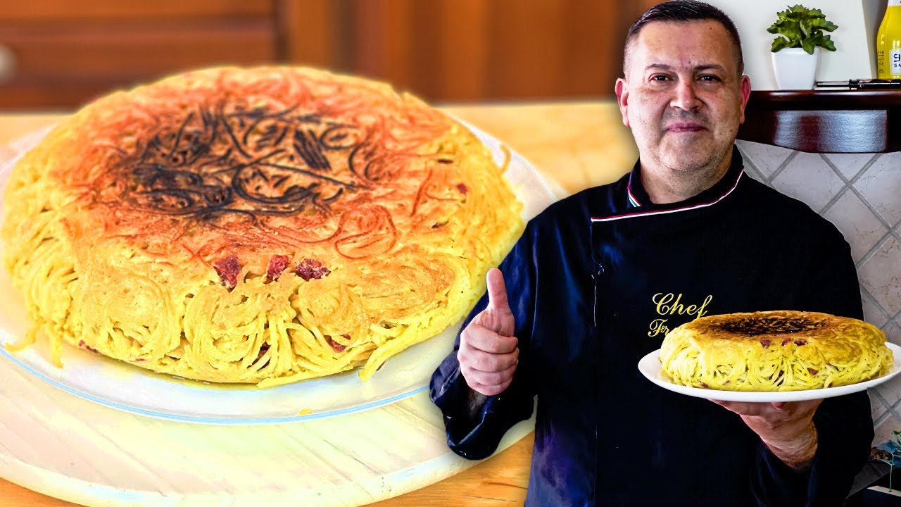 FRITTATA DI MACCHERONI NAPOLETANA - La Ricetta ORIGINALE e FACILE