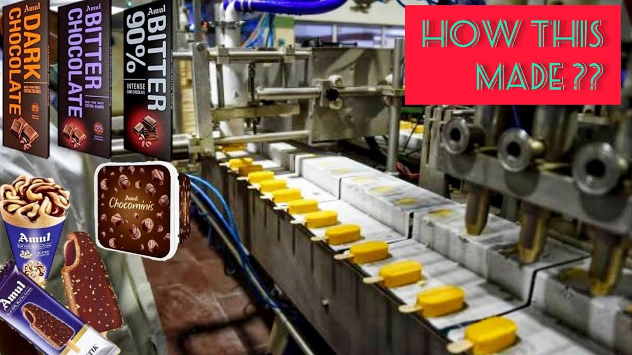 How Amul Ice-cream & chocolate made in factory|Know how chocolate &ice-cream are made in Amul india
