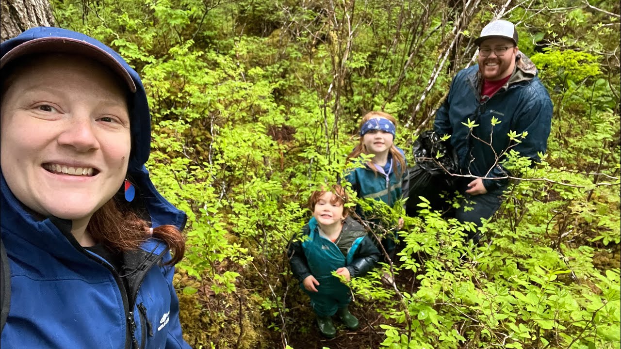 Walking Into The Woods in Southeast Alaska 