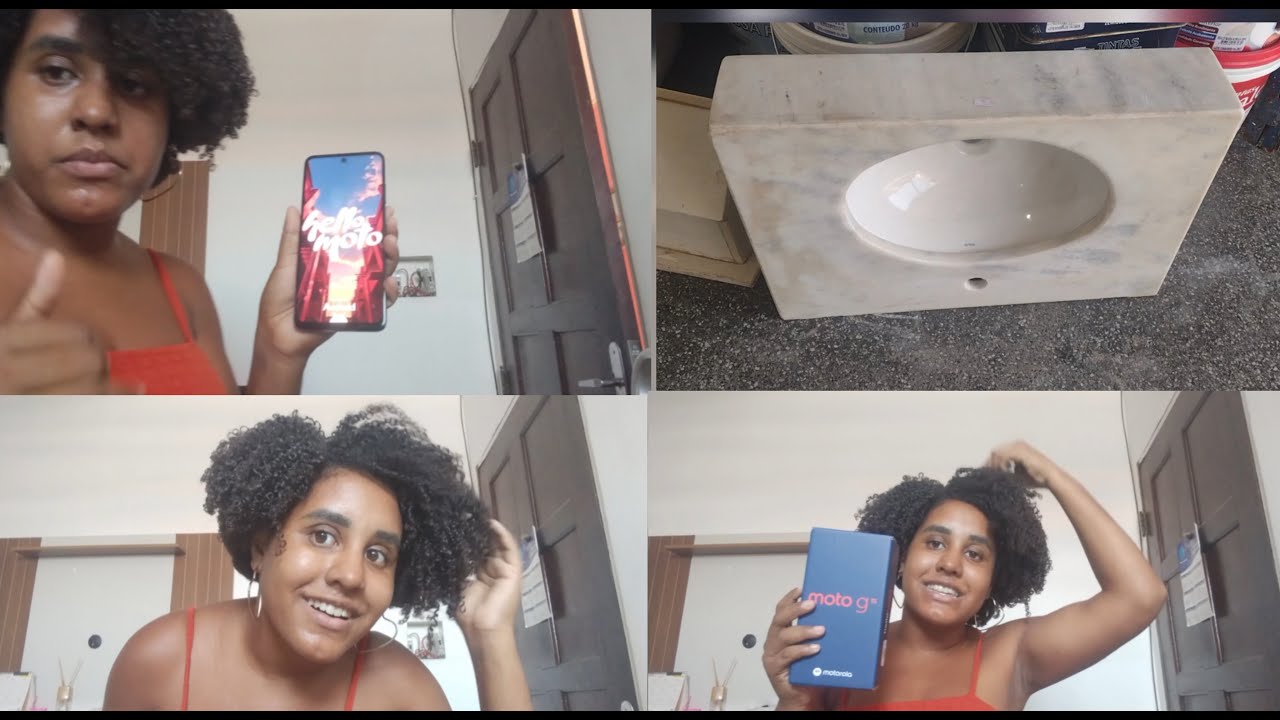 CHEGOU MEU CELULAR, COMPRAMOS PIA DO BANHEIRO