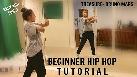 BEGINNER HIP-HOP DANCE TUTORIAL (Treasure by Bruno...