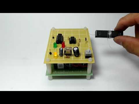 作品06【霍爾IC檢測磁鐵NS極電路】_作者：吳坤瑞
