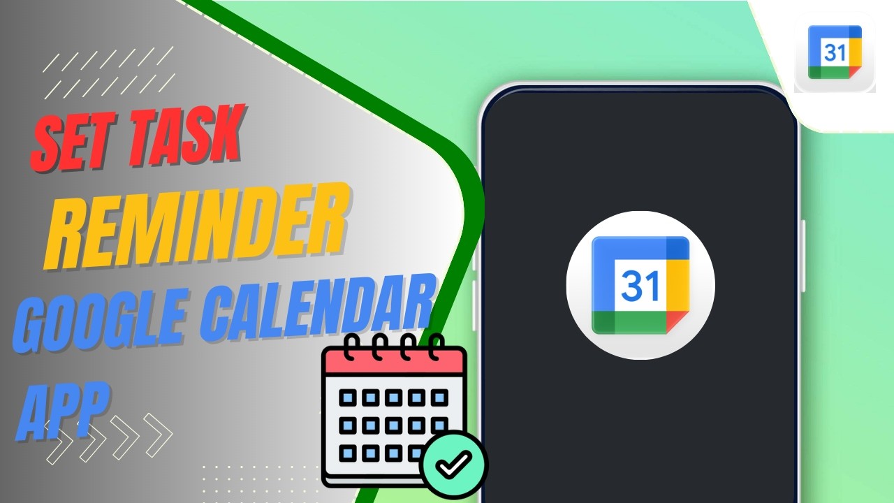 How To Set Task Reminder On Google Calendar - YouTube