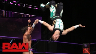 Mustafa Ali Vs. Tony Nese Raw, Jan. 30, 2017