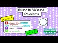 Circle Word Problems