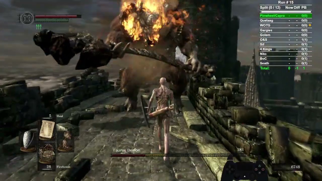 Dark Souls Miracles no hit run (