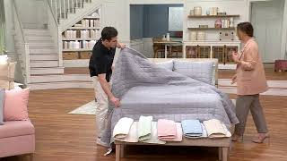 Home Reflections Reversible Quilt & Sham Set on QVC