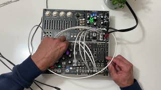 Creating a Little Ambient Machine. Small Eurorack system Featuring Qu-bit Nautilus