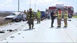 Crash on Highway 101 in Chualar leaves 1 dead, 7 injured