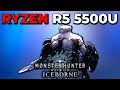 Monster Hunter World | Ryzen 5 5500U Radeon 7 Graphics 16GB DUAL CHANNEL RAM Performance AMD