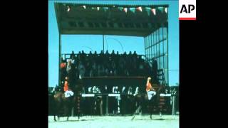 Synd 23 3 76 King Khalid Of Saudi Arabia Visits Horse Race Meeting During His Visit To Kuwait