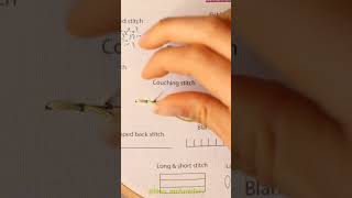 Couching stitch tutorial | #embroiderychallenge Wealth