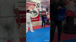 Practice consistently to improve your technique and reaction time.#Taekwondo #FrontLegKick #viral