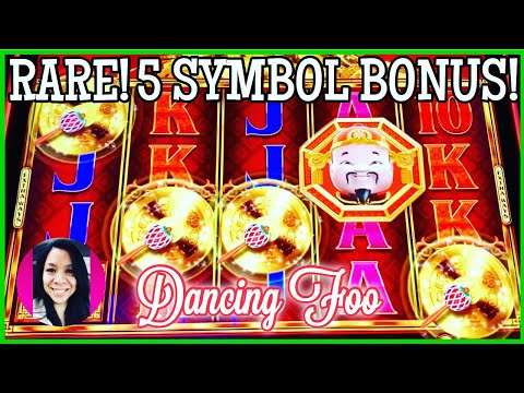 👸🏽🤳🏽🎰 I CAN’T BELIEVE IT! RARE 5 SYMBOL BONUS ON DANCING FOO! (ONLY my second time playing) 😱