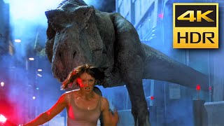 4K HDR • Claire faces T-Rex (Jurassic World)