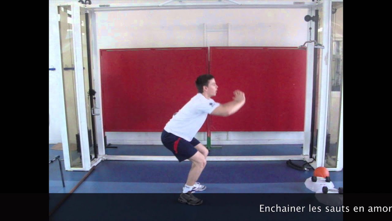musculation avant bras Le squat jump