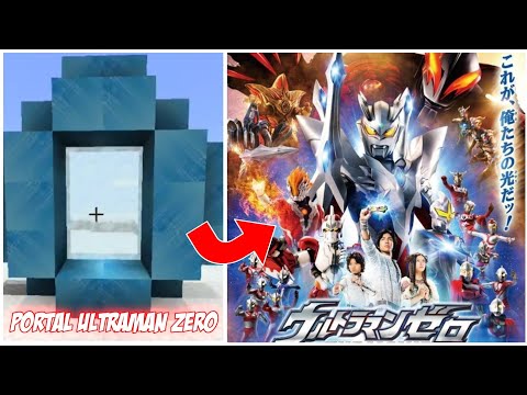 PORTAL ULTRAMAN ZERO!!! DI MINECRFT PE