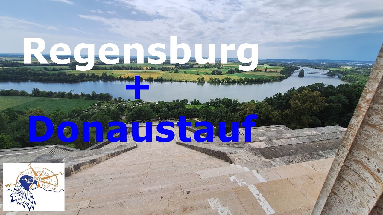 Weiter geht unsere Fahrt zum Stellplatz in Donaustauf, Besuch der Walhalla und Regensburg