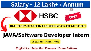 HSBC Off Campus Drive for Freshers 2023/2024 | Software Engineer | Salary 12 LPA+ #freshersjobs