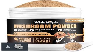 Mushroom Powder Supplements for Dogs and Cats Lump & Bumps 120 Scoops