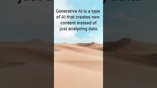 AI that creates, not just analyze. #deepthink#GenerativeAI#AI #DataScience #MachineLearning#Shorts
