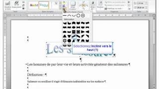 Tutoriel WORD 2007: Cours N°35 Comment insérer un Word Art dans Word 2007