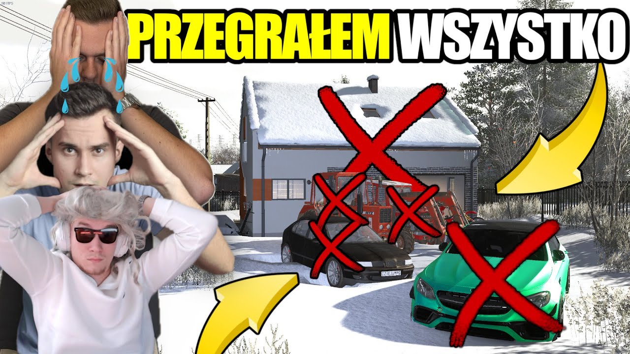 PRZEGRAŁEM WSZYSTKO😭KOMORNIK ZABRAŁ MI DOM, AUTA I MASZYNY😨MAM 12H NA WYPROWADZKĘ😫 | MPG |