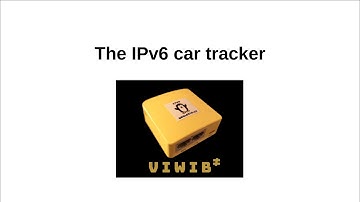 The IPv6 car tracker