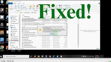 Word Experienced An Error Trying To Open The File (Windows 10 Or 11)
