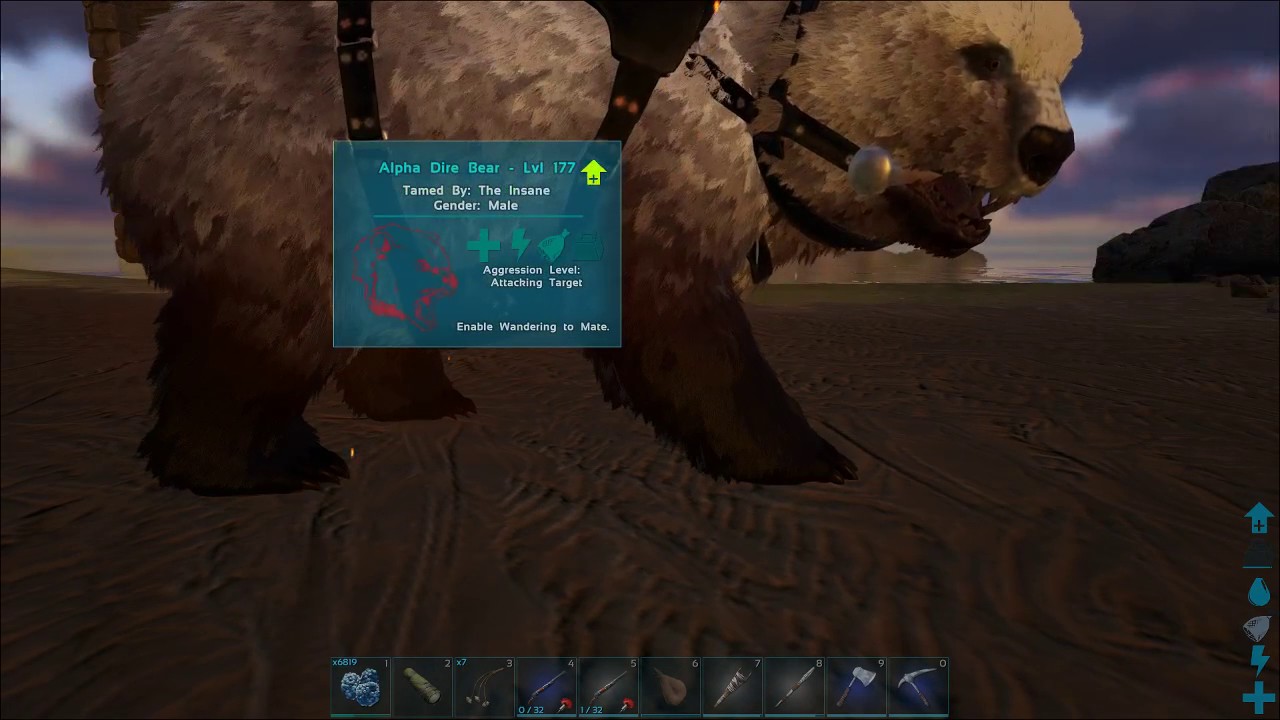 stap 6/12: Tamen alpha dire bear + saddle deel 2 #7