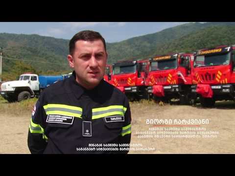 ყვარელში, ახალსოფლის ტყეში ხანძრის სალიკვიდაციო სამუშაოები გრძელდება