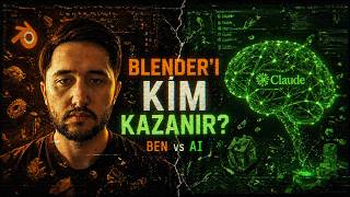 Claude ile Blender Kullandım… Sonuç Şok Edici! (Low Poly + Mekanik + Anadolu Sahnesi)