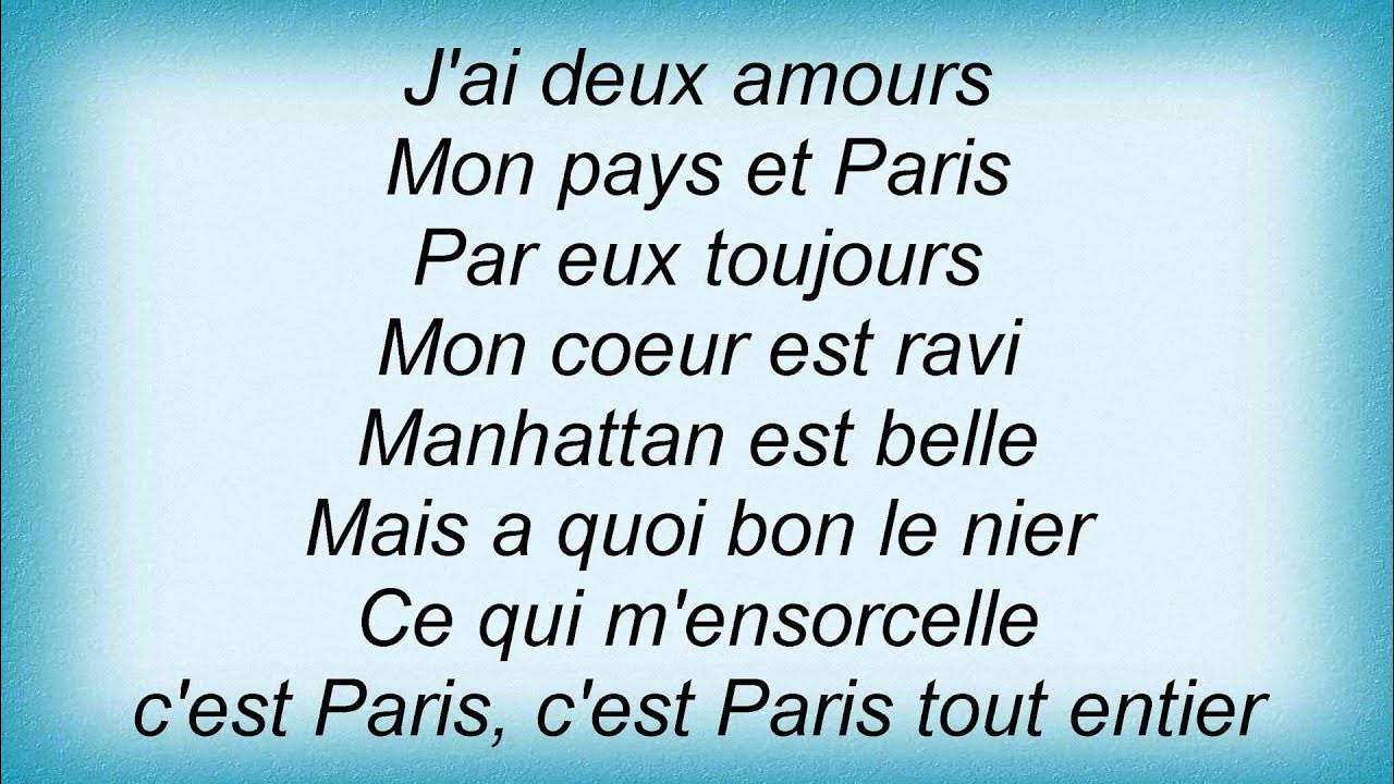 Musique Pub Jo 2024 J'ai Deux Amours Madeleine Peyroux - J'ai Deux Amours Lyrics - YouTube