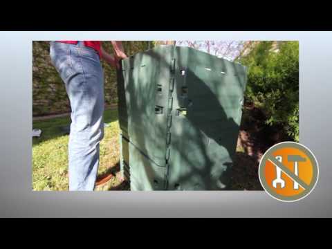 Компостер GRAF Thermo-King green 600л (без решітки), видео 1
