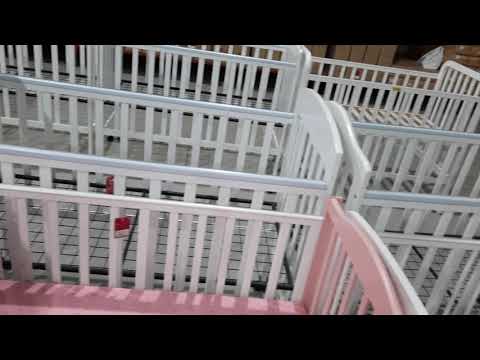 سرير الطفل و سرير مواليد و سرير حديد و سرير خشب و مرتبة و مفرش 3