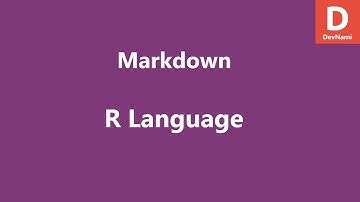 R Programming Markdown Example