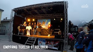 Radstadt Empfängt Die Olympia-Bronzemedaillen-Gewinnerin Teresa Stadlober