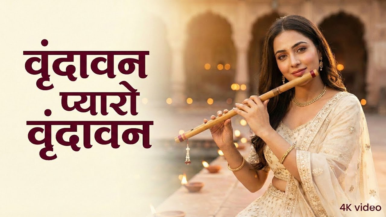 वृंदावन प्यारो वृंदावन | Radha Krishna Bhajan | Vrindavan Bhakti Song