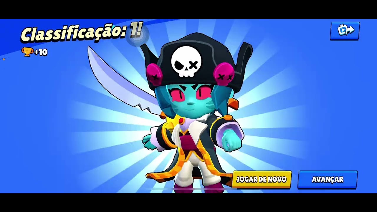 Ganhei o Brawl pass e liberei o sandy