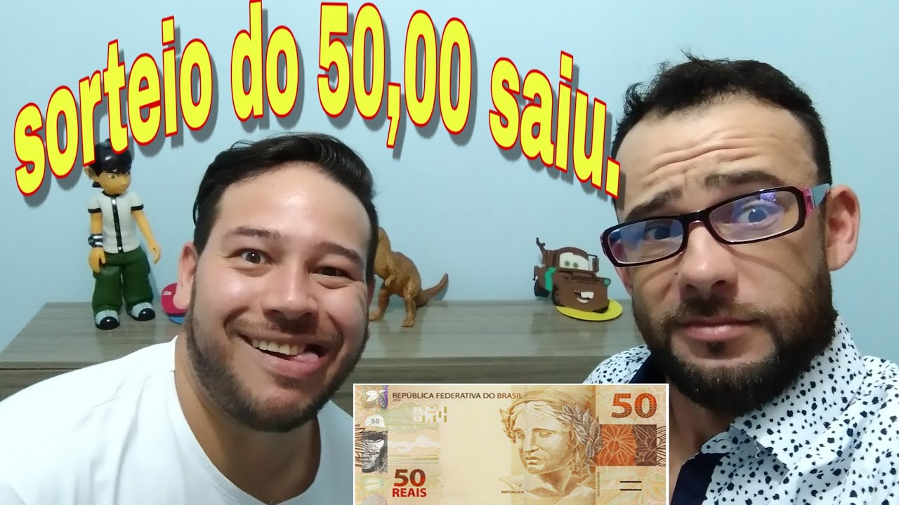 SORTEIO DE 50 00 REAIS SAIU YouTube